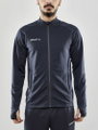 Craft Trainingsjacke Evolve Full Zip - strapazierfähige Mid-Layer-Jacke aus Stretchmaterial - dunkelgrau Herren